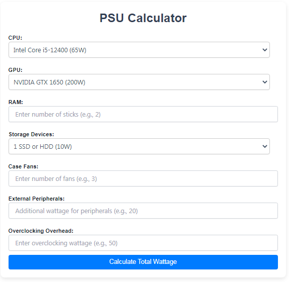 What is PSU Calculator?